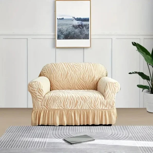 Velvet Stuff Zebra Style Sofa Cover-Skin