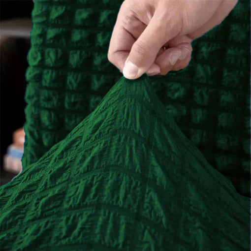 Turkish Bubble Sofa Covers Green Color