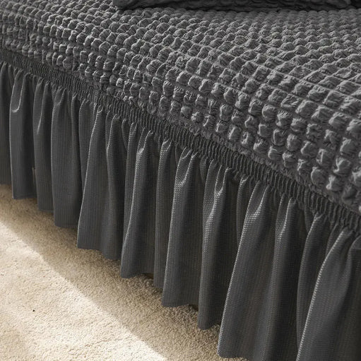 Turkish Bubble Sofa Covers Grey Color