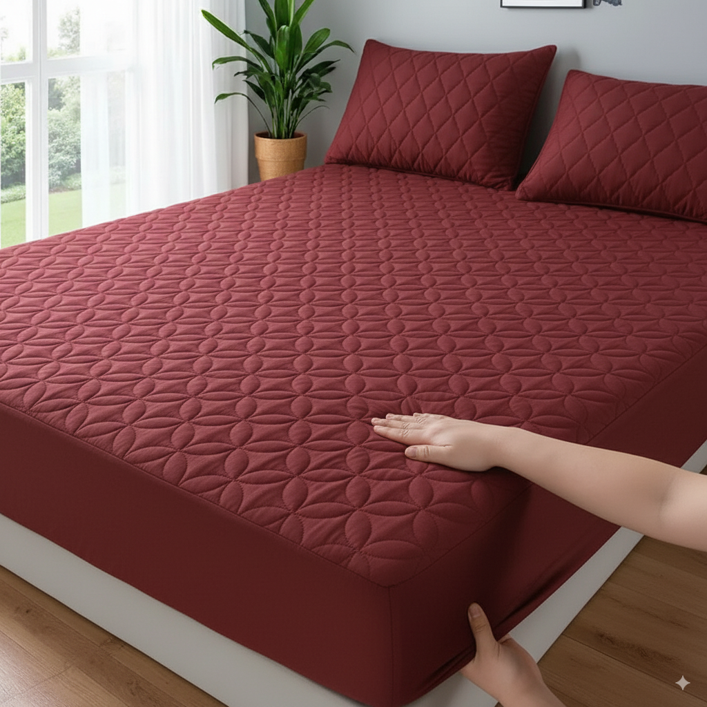 100% Waterproof Quilted Fitted Mattress Protector