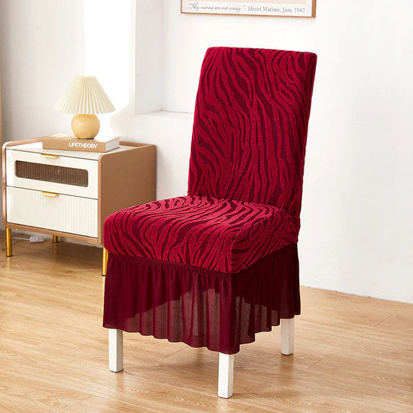 Premium Zebra Velvet Chair Covers