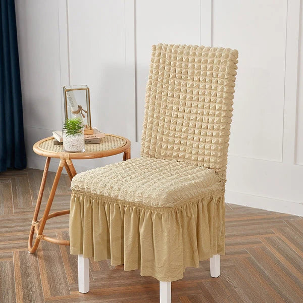 Premium Bubble Frilled Chair Covers