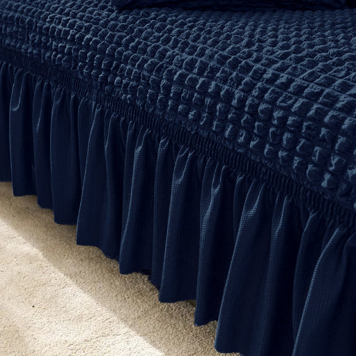 Turkish Bubble Sofa Covers Blue Color