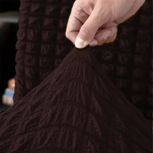 Turkish Bubble Sofa Covers Brown Color