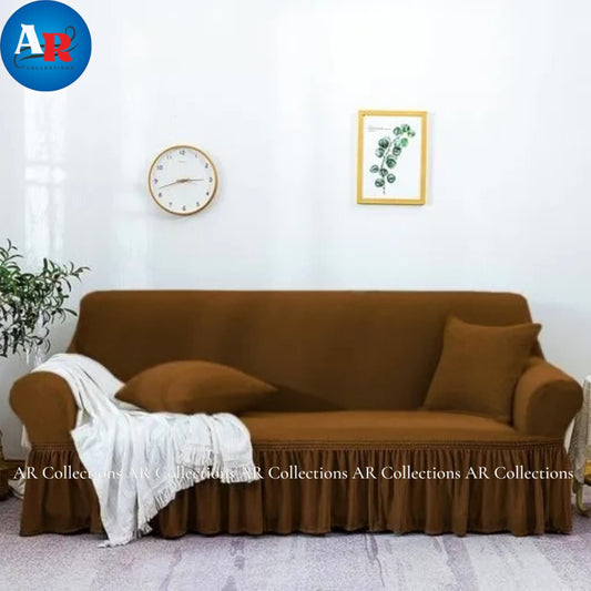 Turkish Mesh Sofa Covers Copper Color
