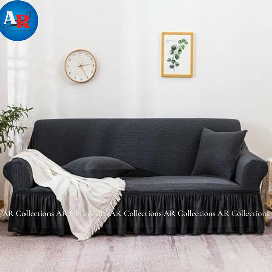 Turkish Mesh Sofa Covers Black Color