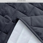 100% Waterproof Quilted Sofa Covers-Grey