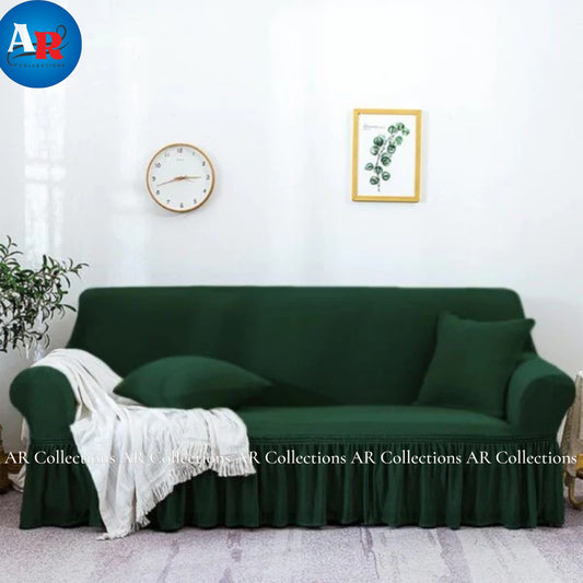 Turkish Mesh Sofa Covers Green Color