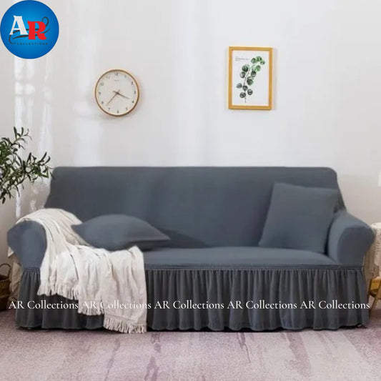 Turkish Mesh Sofa Covers Grey
