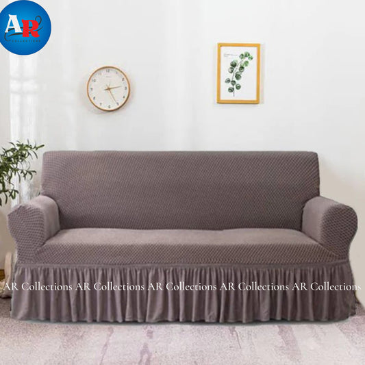 Turkish Mesh Sofa Covers Rose Gold