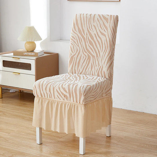 Premium Zebra Velvet Chair Cover-Skin