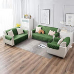 Ultrasonic Quilted Sofa Covers-Green