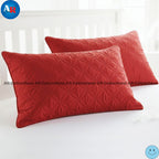 Ultrasonic Quilted Luxury Bed Spread-Maroon