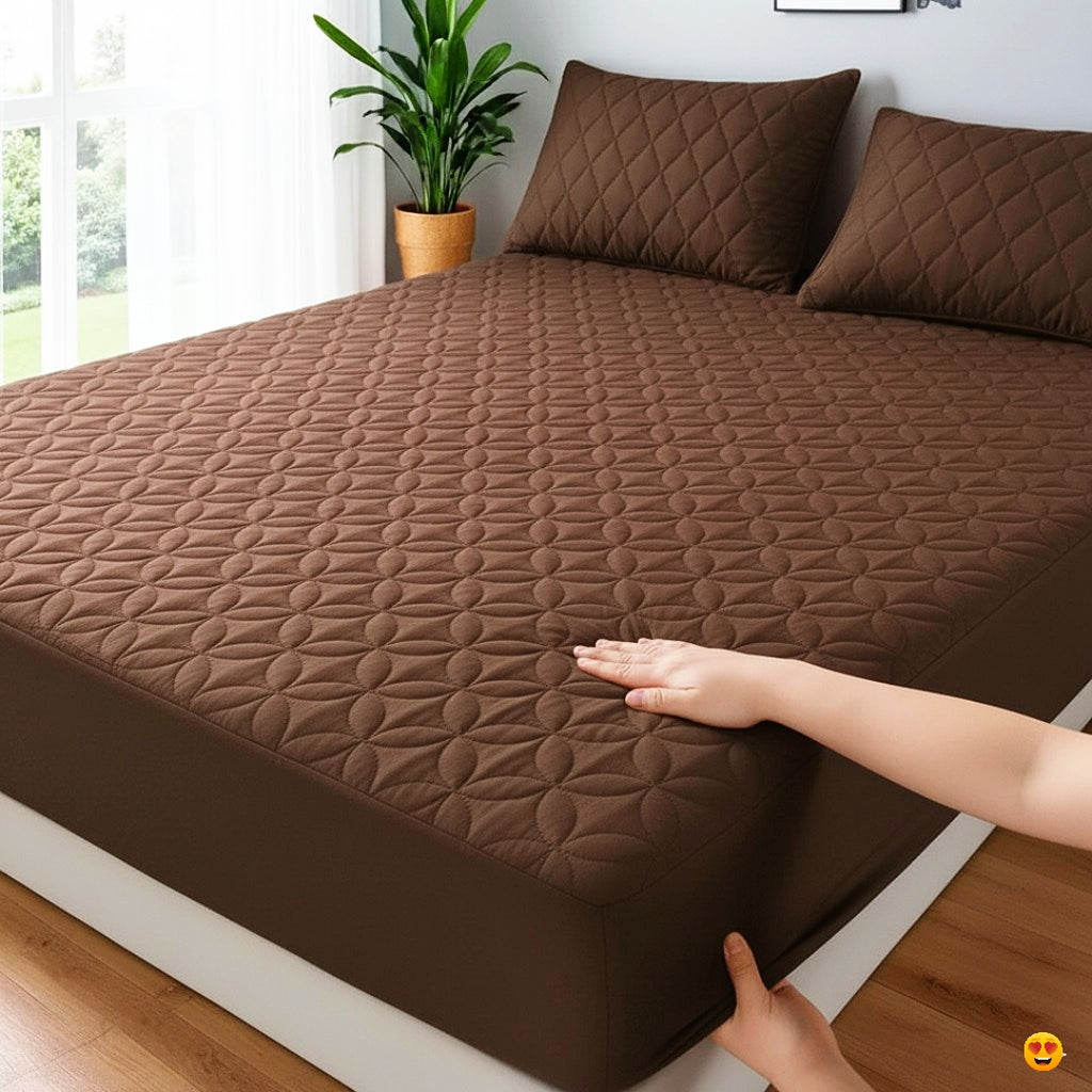100% Waterproof Flower Style Mattress Protector