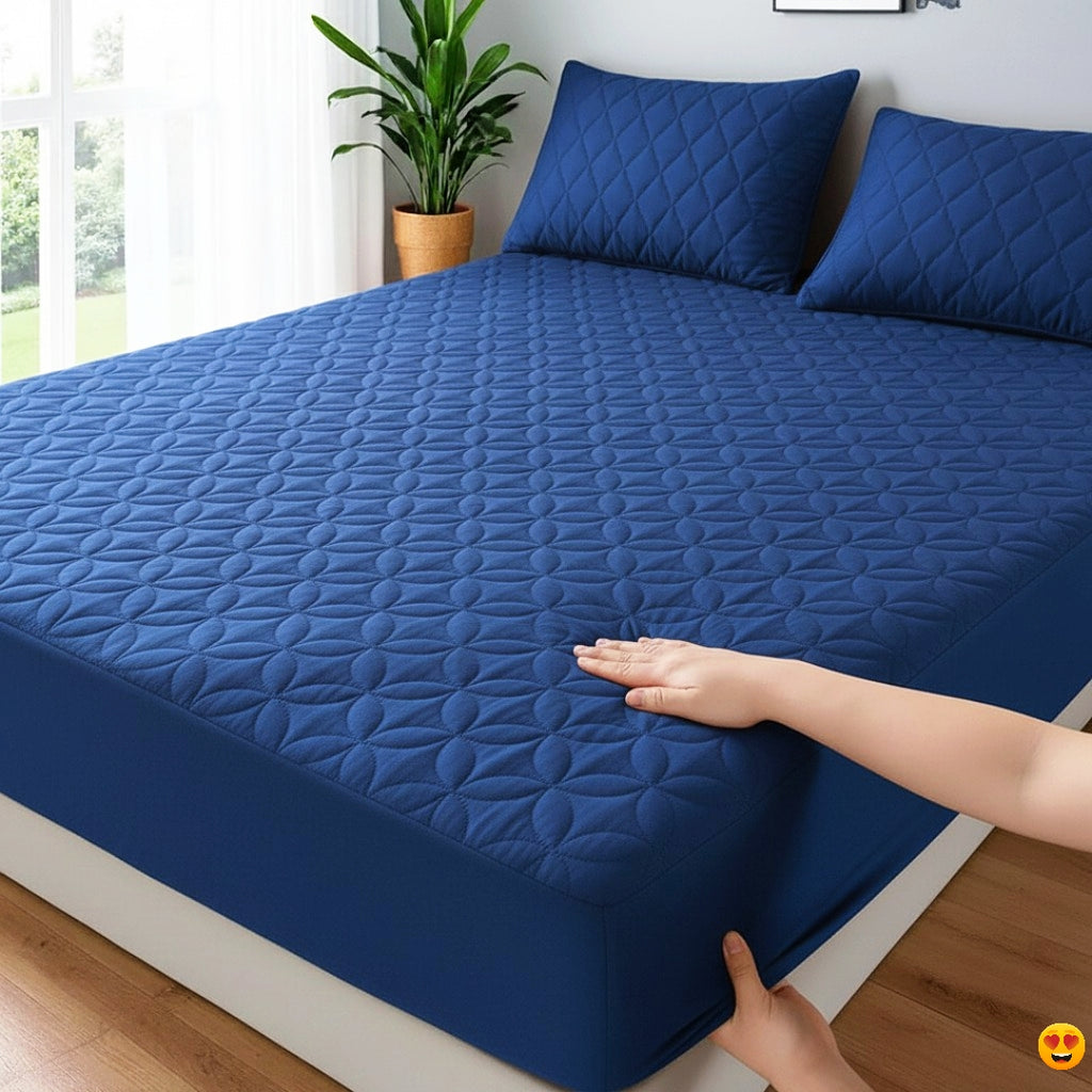 100% Waterproof Flower Style Mattress Protector