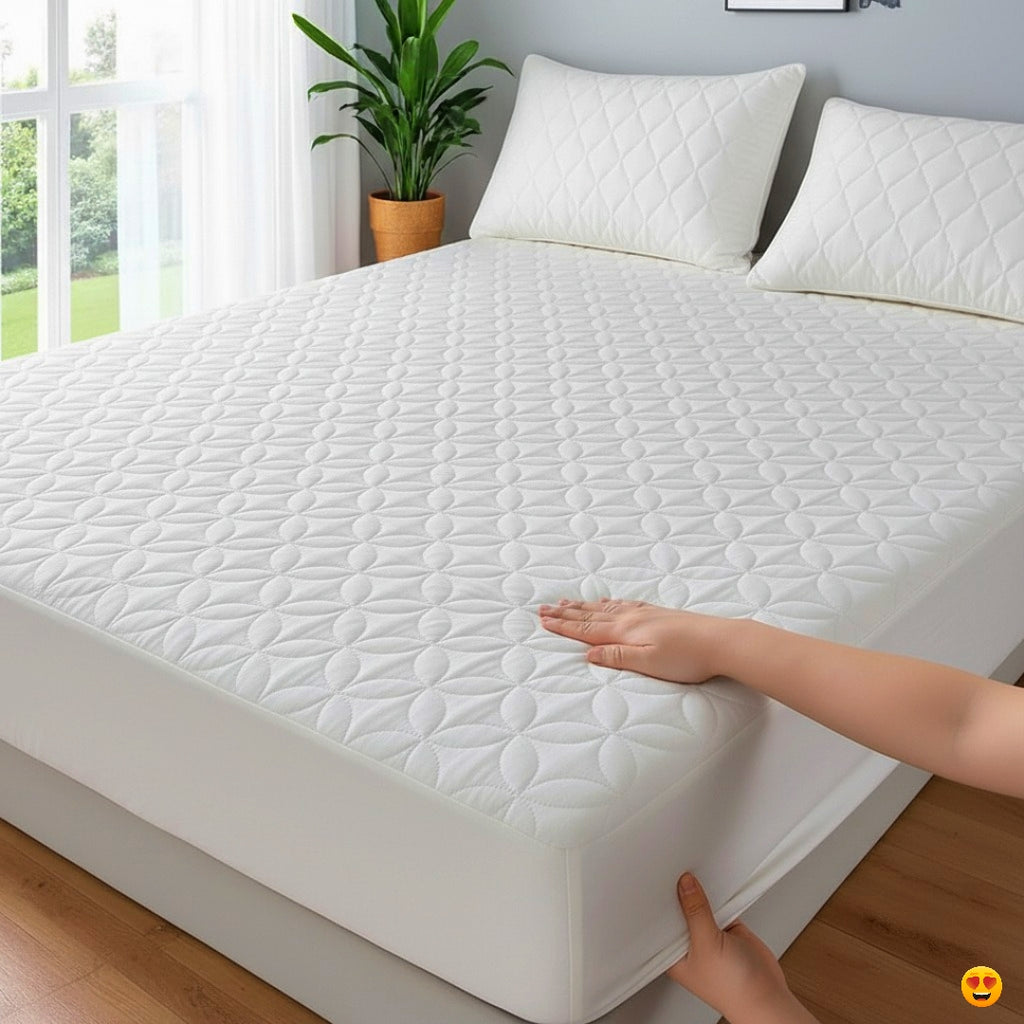 100% Waterproof Flower Style Mattress Protector