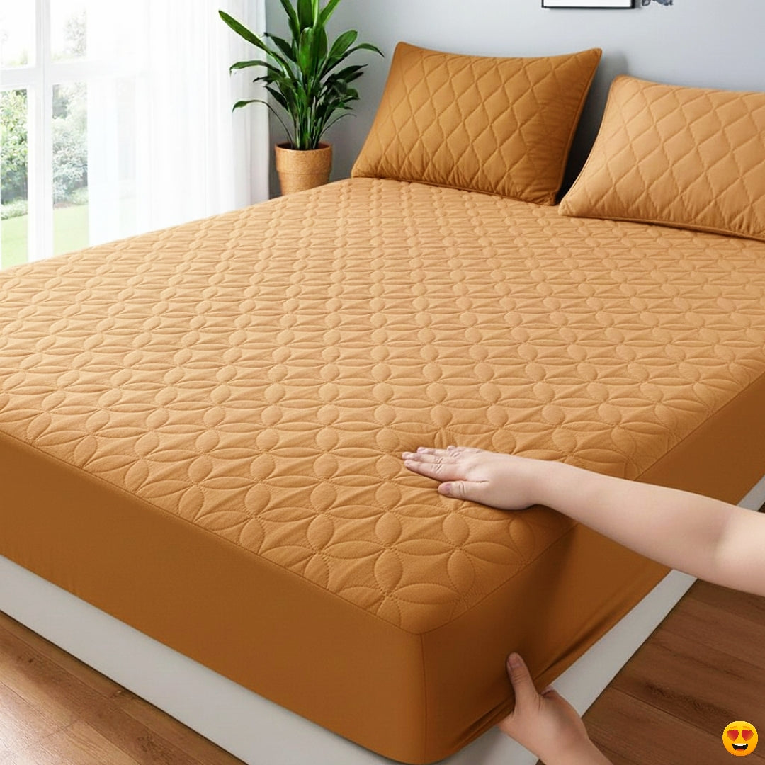 100% Waterproof Flower Style Mattress Protector