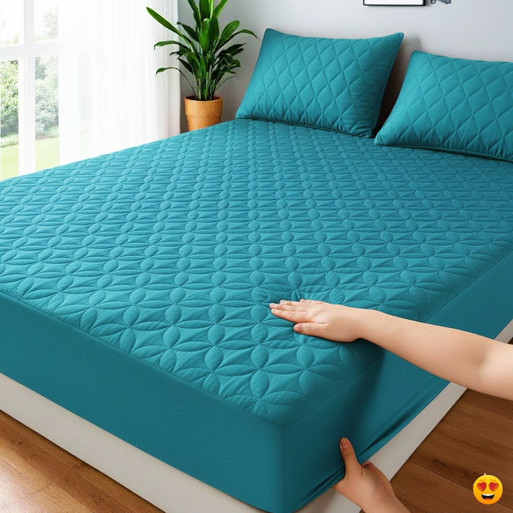 100% Waterproof Flower Style Mattress Protector