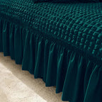 Turkish Bubble Sofa Covers Zinc Color